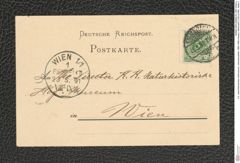 k.k. naturhistorisches Hofmuseum, Intendanzakten 1885-1896 (Hauer), Aktenzahl Z.352.a/1891, Seite 2